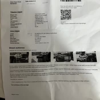 Dyson Arıza Çözme İletişimsizlik