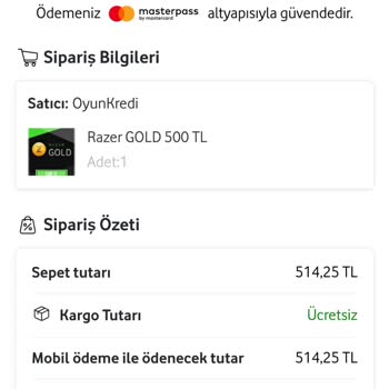 Vodafone Satın Alınabilir Üst Limit Asıldı Hatası