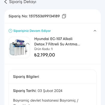 A101 Su Arıtma Cihazı