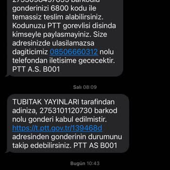 TÜBİTAK Yayınları Nı PTT Getirmiyor 3 Ay Oldu Hala Yok Bir Çare Bulun