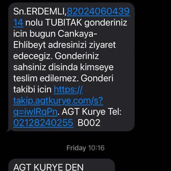 AGT Kurye (aynigunteslim.com) TÜBİTAK Mühür Bekleyişinde Kurye Mağduriyeti