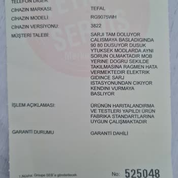 Tefal Rg9075 Robot Süpürge Garanti Olmasına Rağmen Kimse İlgilenmiyor