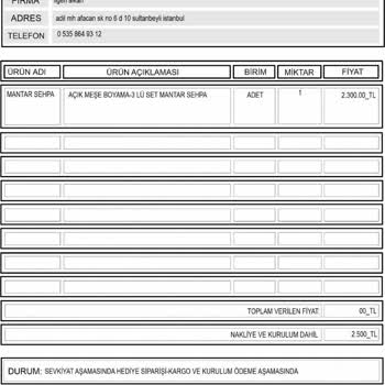 Modo_decoration (Instagram) Siparişim Gelmedi, İade De Yapılmadı!