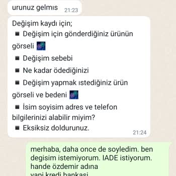 Milenastil İade Şikayet