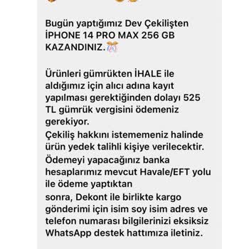 Golden Karavan Çekiliş Adı Altında