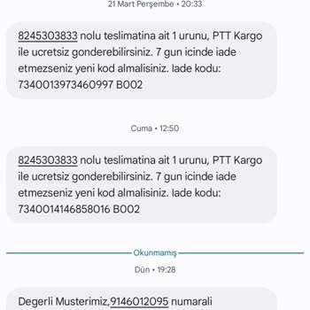Trendyol GO Yanlış Teslimat İadesi
