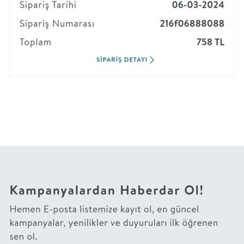 Vivense.com Online Alışveriş Pişmanlığı