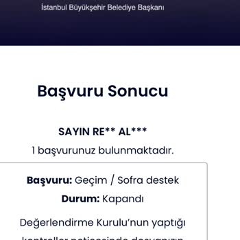İbb Yardim Dosyanız Kapandı Yazıyor