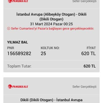 Pamukkale Turizm Pamukkale Şoför Krizi