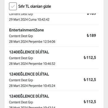 Vodafone İstek Dışı Abonelik