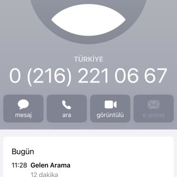 0216 221 06 67 Araması