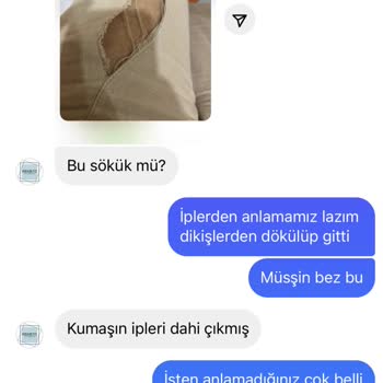 Modabetce Ürünün Hatasını Kabul Etmiyor, Bir De Suçluyor.