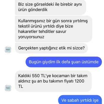 Modabetce Ürünün Hatasını Kabul Etmiyor, Bir De Suçluyor.