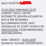 Metro Turizmin Keyfi Olarak Bayram Öncesi Sefer İptali