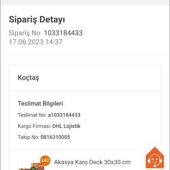 Koçtaş - Paramparça Olan Akasya Karo Deck Ahşap Dış Mekan Döşemeleri