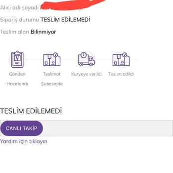 Papara Kartım İletilmedi, Durum Meçhul