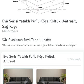 Vivense Tahmini Teslimat Uyumsuzluğu