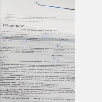 Garanti Bankası Kredi Kartı Mağduriyeti