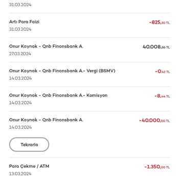 Akbank 0 Faizli Artı Para Faiz Çıkması