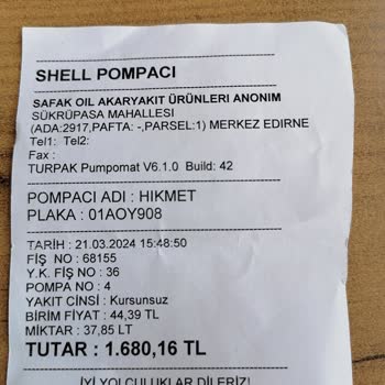 Shell Fazla Fatura İtiraz