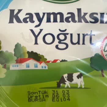 Onur Market Talatpaşa Şubesi Bozuk Yoğurt Gönderiyor