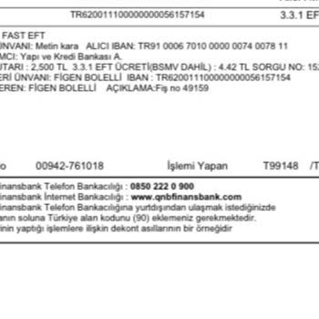Yapı Kredi Bankası Lütfen Param İade Edilsin