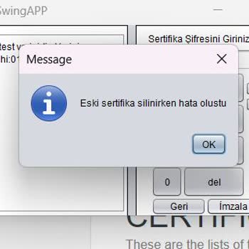 E-Güven Verilen Hatadan Sonra Kendilerine Ulaşamama Sorunu