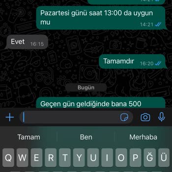 WhatsApp Kuaförüm Benimle Dalga Geçti