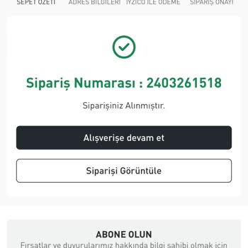 Merve Özen Kargolanmayan Sipariş Ve İletişimsizlik Sorunu