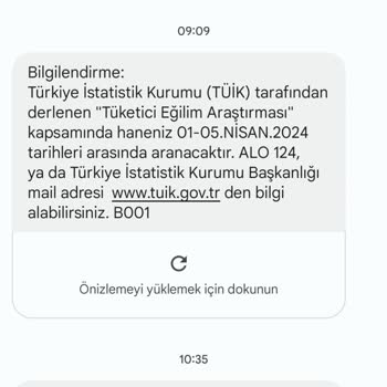 TÜİK Tüketici Eğilim Araştırması