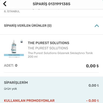 Watsons Habersiz Ürün İptali Ve Ücret İadesi Yapılmaması