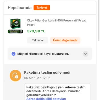 Hepsiburada Ürün Teslim Ve Para İadesi Yapmadı.