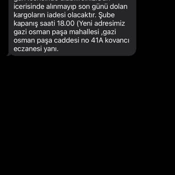 Aras Kargo Çiçekçiler Şube Mağdur Edildim.