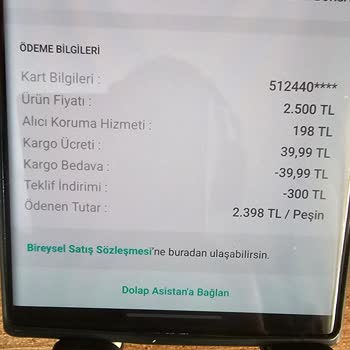 Dolap Sahte Ürün. Beni Çaldı Satıcı. Dolaptan. SP06513861161