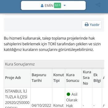 TOKİ İstanbul İli Tuzla İlçesi 20920/250000 Sosyal Konut Projesi