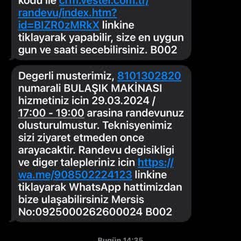 Vestel Bulaşık Makinesi Su Kaçağı