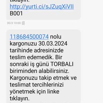 Yurtiçi Kargo Teslimat Sorunu Ve İletişim Eksikliği