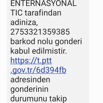 PTT Kargo PTT Yeter Artık