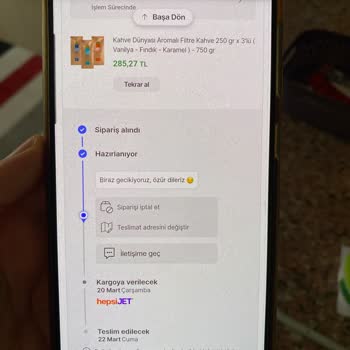 Kahve Dünyası 17 Gündür Verilmeyen Kargo