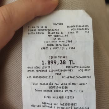 TÜVTÜRK Haksız Bedel Ödemesi