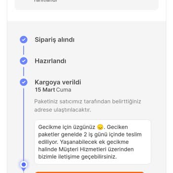 Ebebek Teslimat Sorunu Ve İletişimde Yaşanan Aksaklıklar