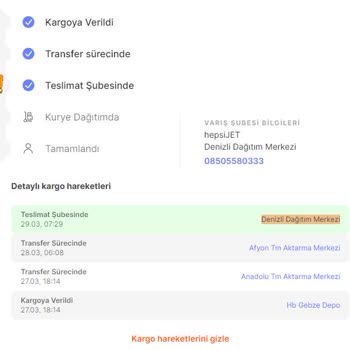 Hepsijet Kargo Firmasının Kargoyu Dağıtıma Çıkarmaması