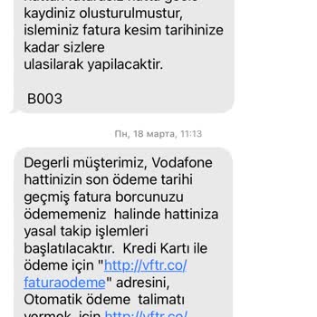 Vodafone Faturalı Hattan Faturasız Hatta Geçiş Sorunu