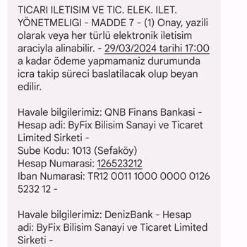 Byfix Servis Sözde Yüksek Akım Arızası Ve Yüksek Meblağ Talepleri