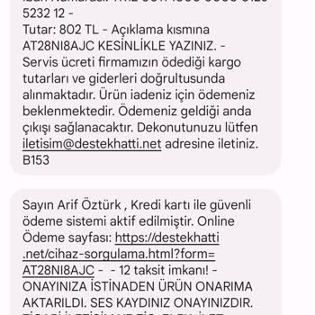 Byfix Servis Sözde Yüksek Akım Arızası Ve Yüksek Meblağ Talepleri