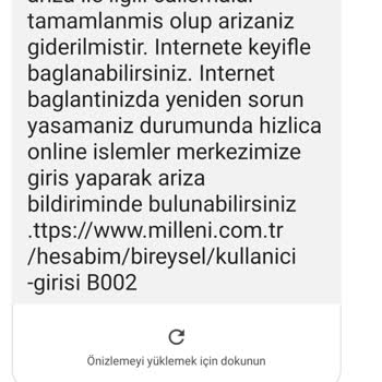 Millenicom Arıza Kaydı Ücreti Sorunu