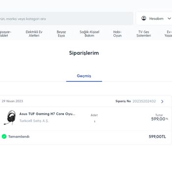 Turkcell Pasaj "Kusurlu Ürün" Sattığı Halde Sorumsuzca Davranmaktadır