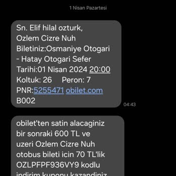 Obilet İptal İade, Sefer Saati Değişikliği
