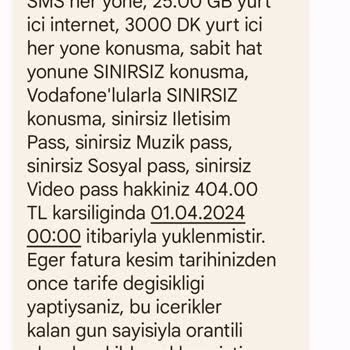 Vodafone Tarife Mağduriyeti, Fiyat Karmaşası, Müşteri H. Yetersizliği