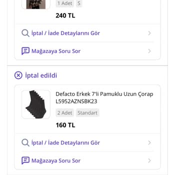 N11 Rızam Dışı İptal Edilen Sipariş